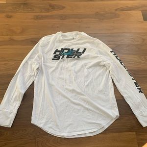 White Hollister Long Sleeve Shirt